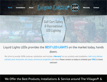 Tablet Screenshot of liquidlightsleds.com